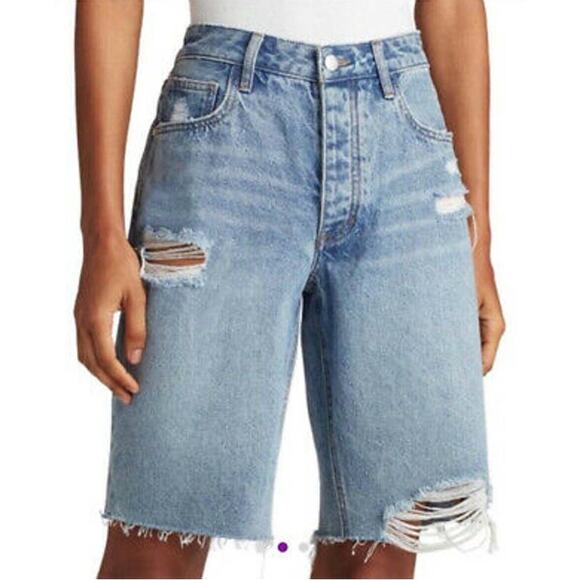 Joe's Cut Off Bermuda Shorts Winkler Blue Size 25 NEW - Picture 1 of 12